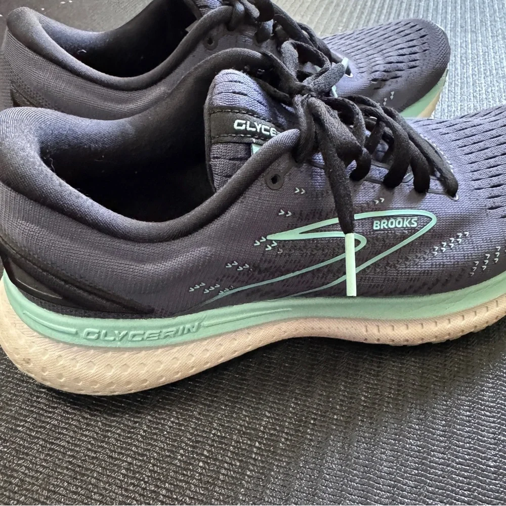 ⚡️$ Brooks Glycerin 19 Blue Women Running Shoes US 7.5 Style 1203431B473